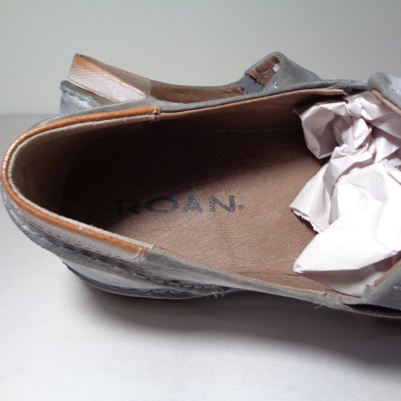 Roan Size 11.5 CALON Grey White Leather New Shoes